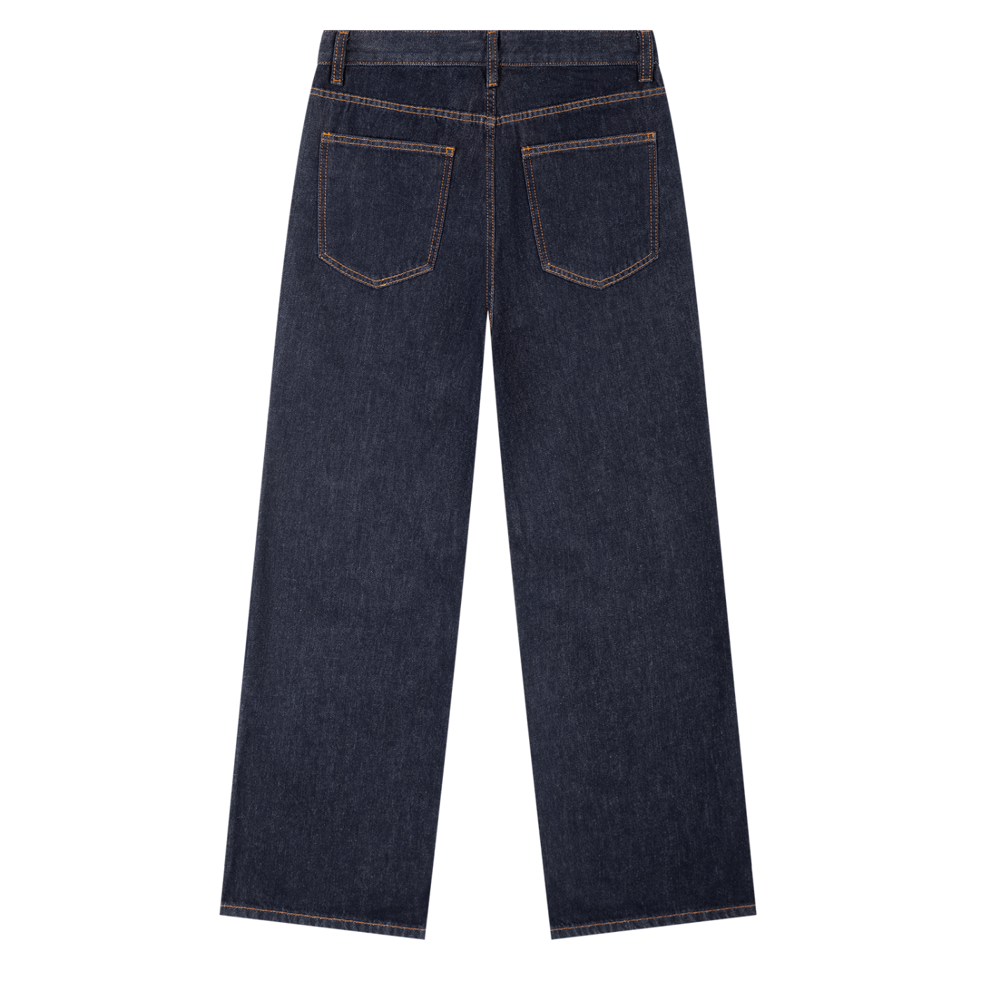 Straight Leg Denim Jeans