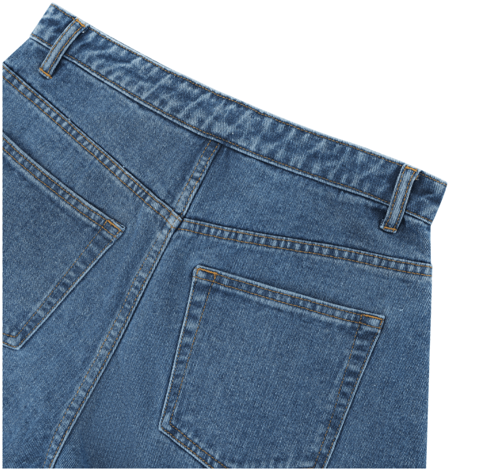 High Rise Denim Shorts Elevate Reality Apparel