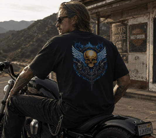 SAPPHIRE CHAINS OF SOVEREIGN TEE | Elevate Reality Apparel - Elevate Reality Apparel