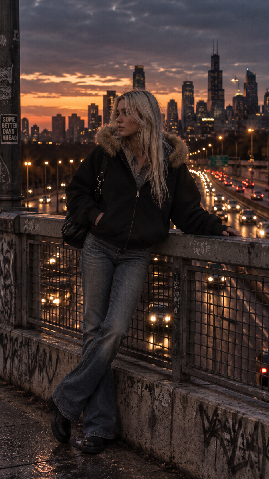 CRIMSON DIVINTY FUR HOODIE