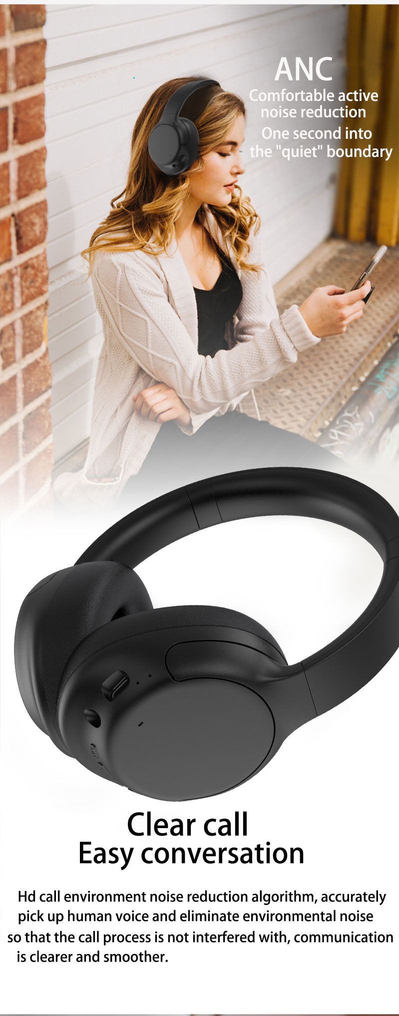 P3967ANC Over The Ear Headphones