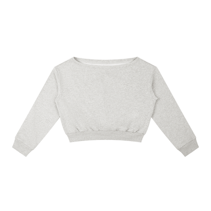 Off-Shoulder Sweatshirt