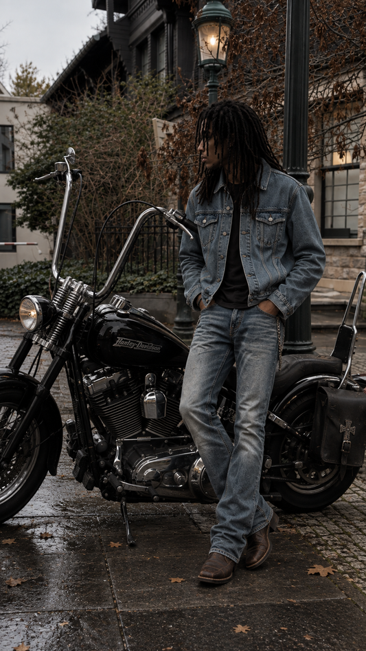 MEMENTO MORI DENIM JACKET