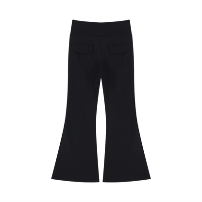 Drawstring Flare Pants