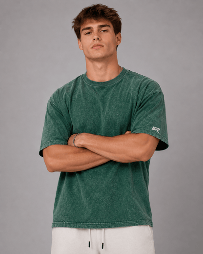 Snow Washed Oversized Tee Shirt - Elevate Reality Apparel