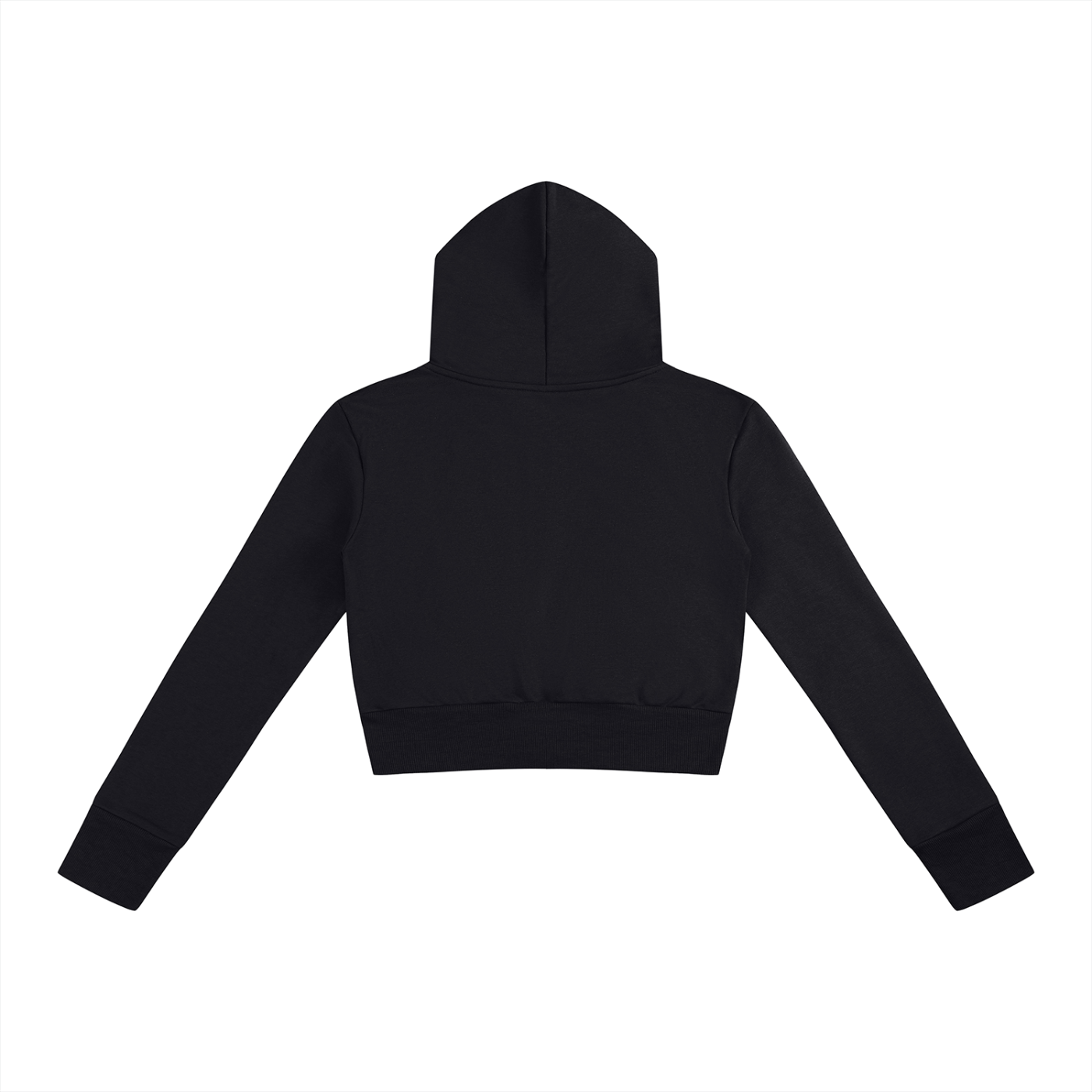 Cropped Zip Hoodie