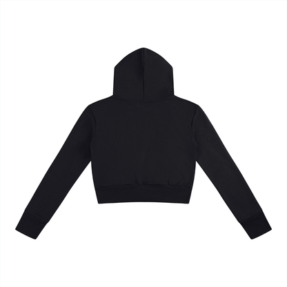 Cropped Zip Hoodie