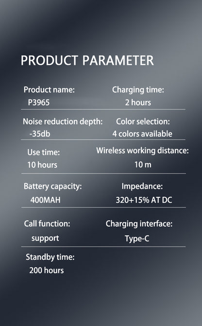 P3965ANC Over The Ear Headphones