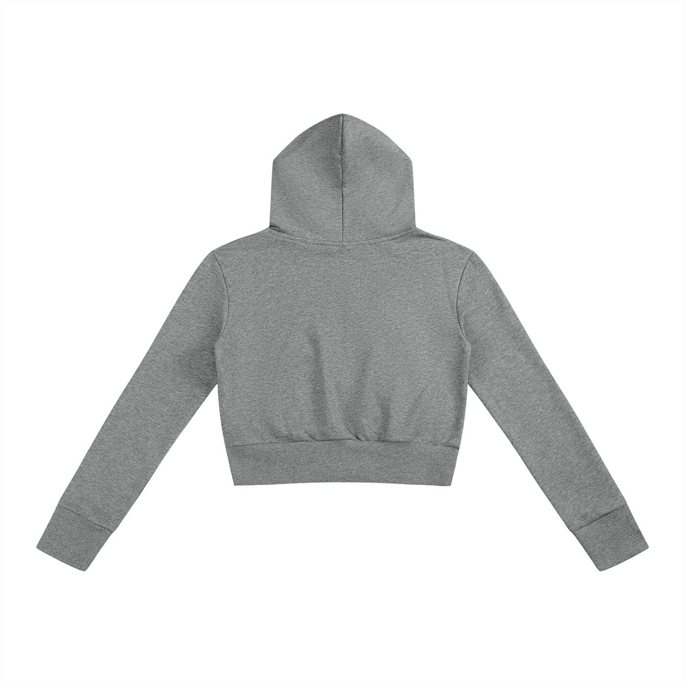 Cropped Zip Hoodie