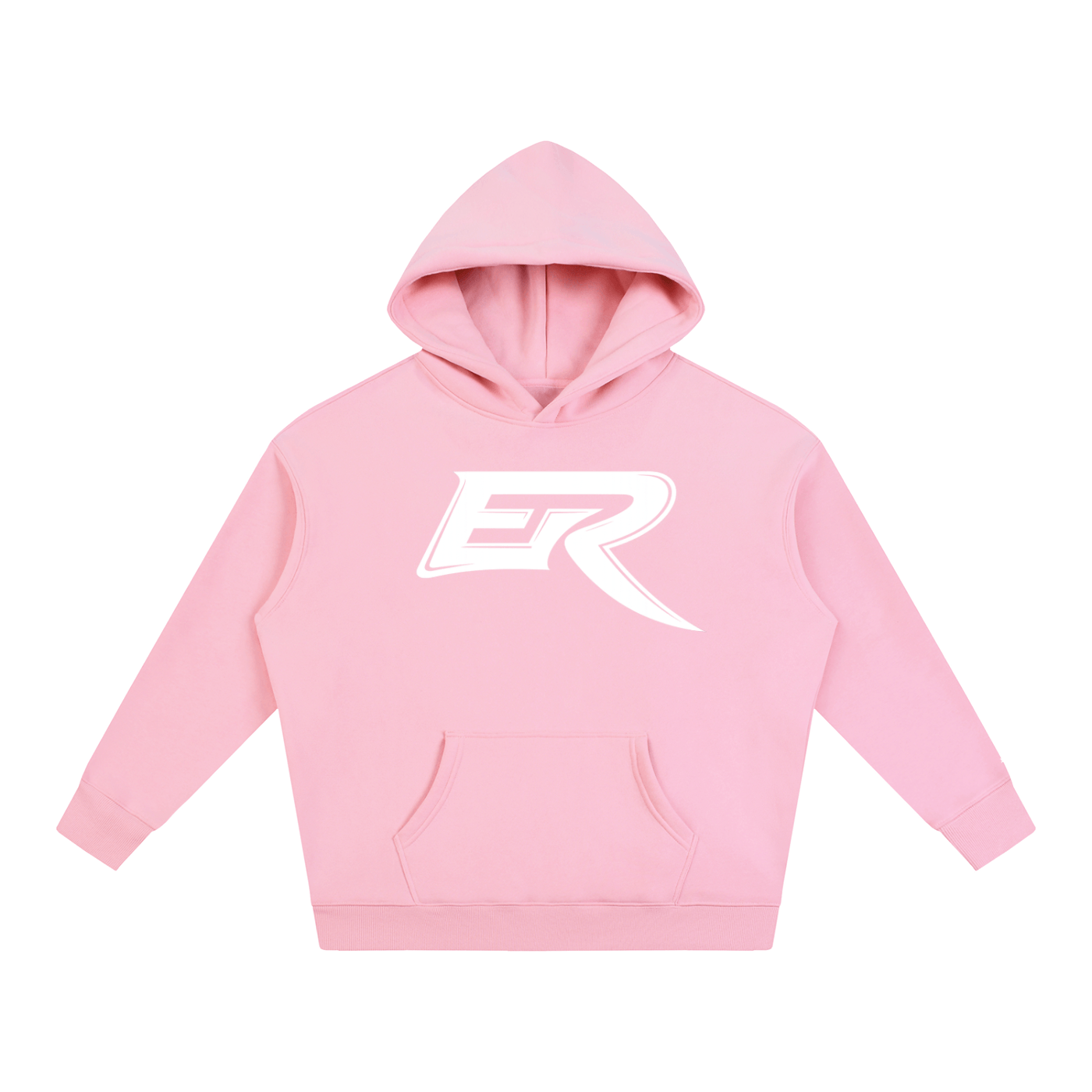 Unisex casual oversized streetwear hoodie with spacious kangaroo pocket detail