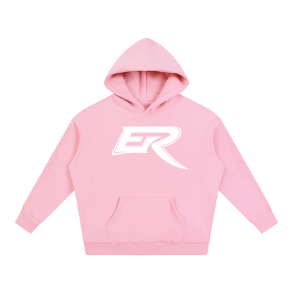 Unisex casual oversized streetwear hoodie with spacious kangaroo pocket detail