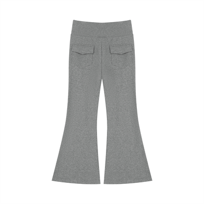 Drawstring Flare Pants
