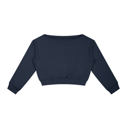 Off-Shoulder Sweatshirt