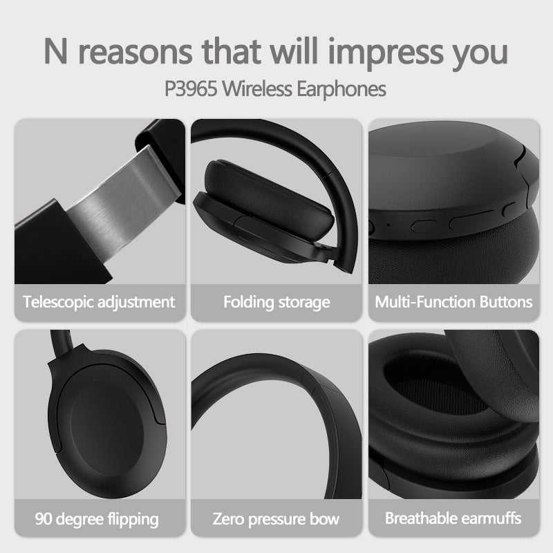 P3965ANC Over The Ear Headphones