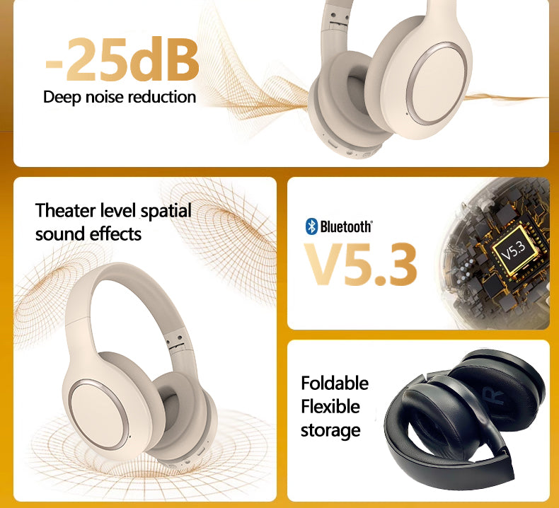 P6066ANC Over The Ear Headphones - Elevate Reality Apparel