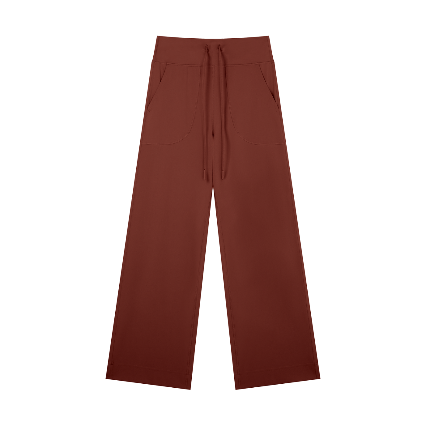 High Rise Straight Leg Pants