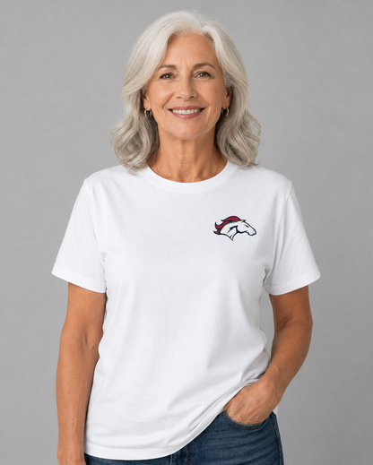 Embroidered School Support Tee Shirt