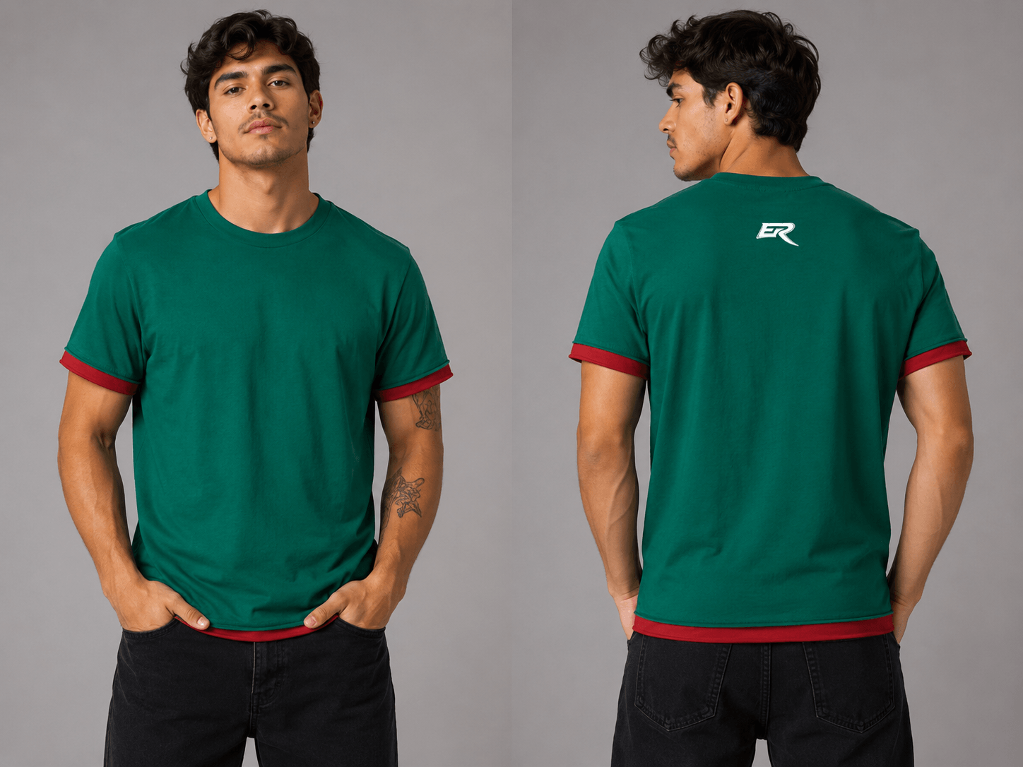 2 Tone Tee Shirt - Elevate Reality Apparel
