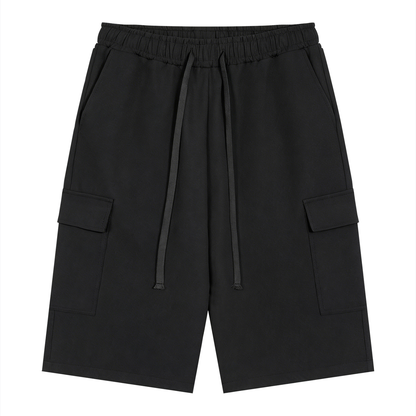 Drawstring Cargo Shorts