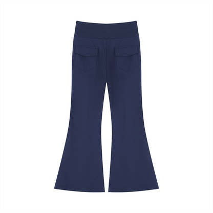 Drawstring Flare Pants