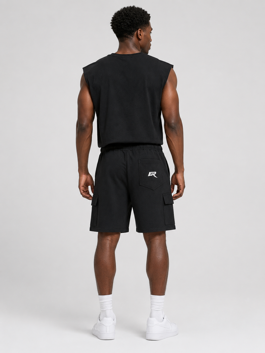 Drawstring Cargo Shorts