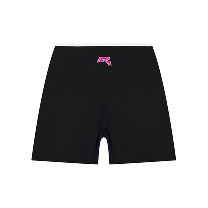 Pink Ribbon Color Block Shorts