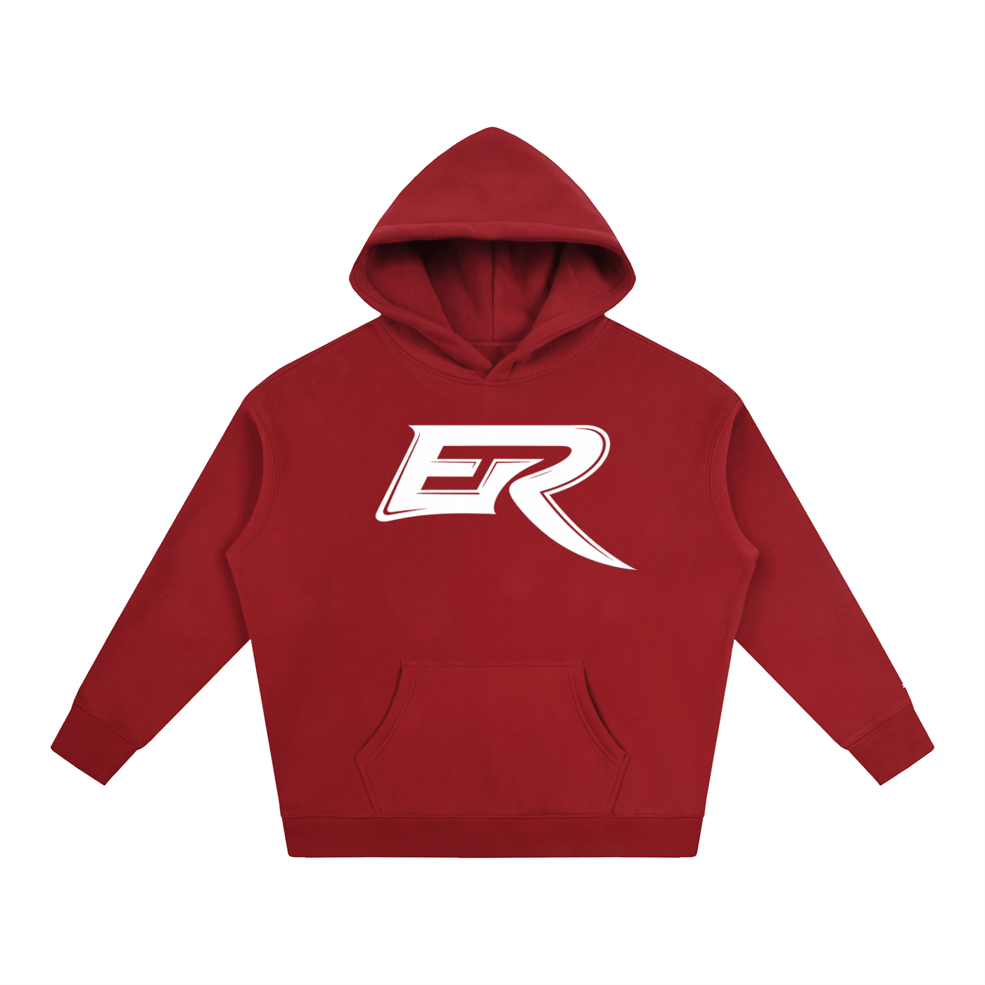 Double layer hood construction on premium cozy winter pullover fleece