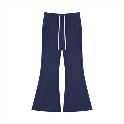 Drawstring Flare Pants