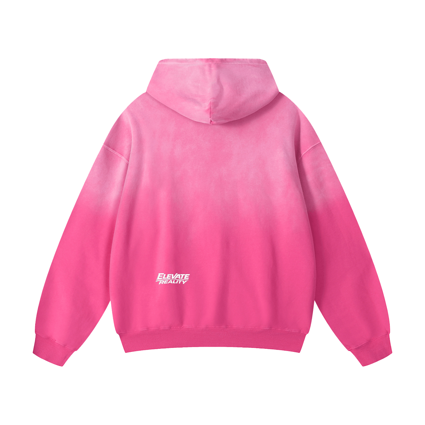 Pure cotton thick washed fabric texture on drop shoulder oversized hoodie