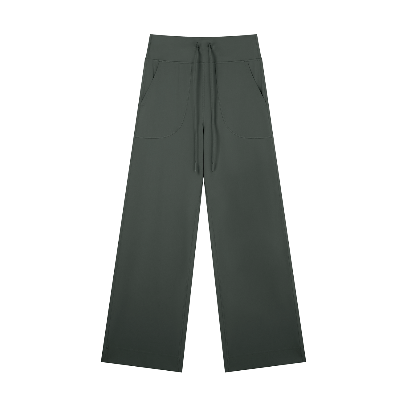 High Rise Straight Leg Pants