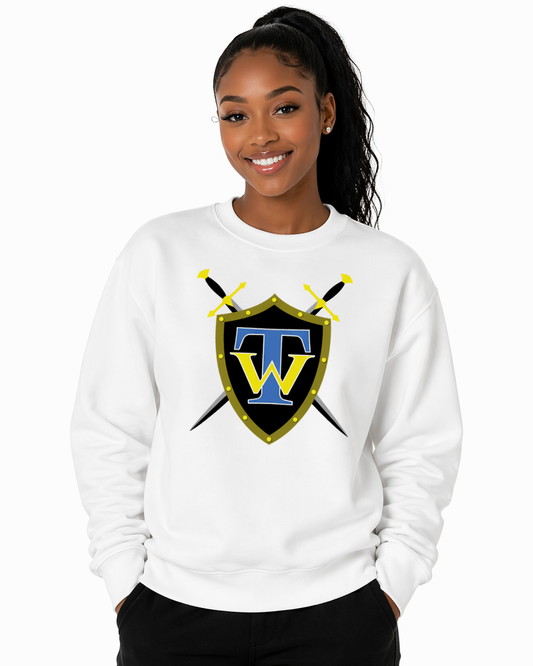Heat Press School Support Crew Neck Sweatshirt