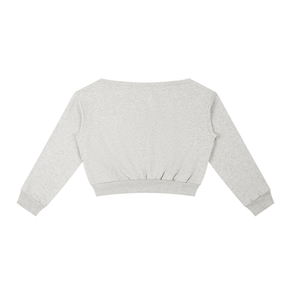 Off-Shoulder Sweatshirt