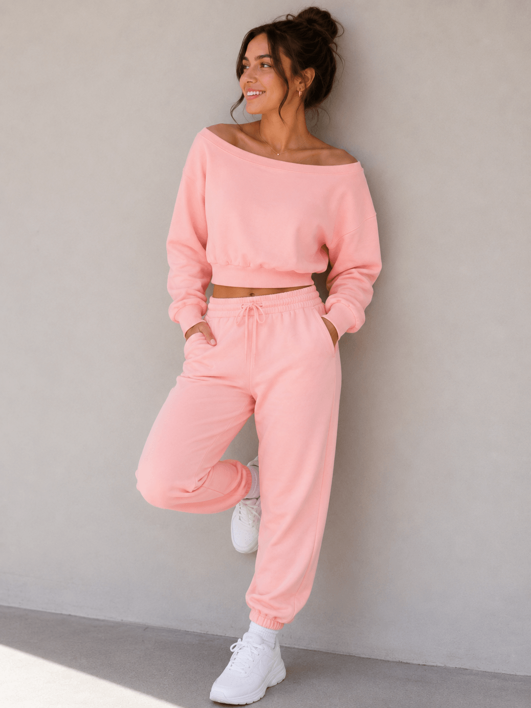Off-Shoulder Sweatshirt - Elevate Reality Apparel