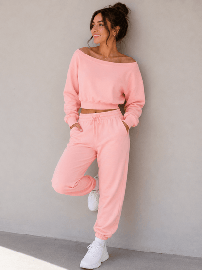 Off-Shoulder Sweatshirt - Elevate Reality Apparel