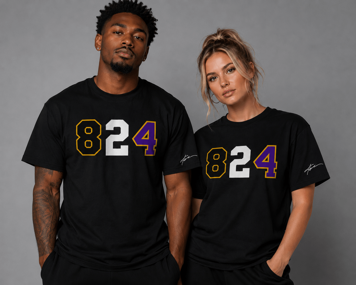 Kobe & GiGi Tribute Tee Shirt Elevate Reality Apparel