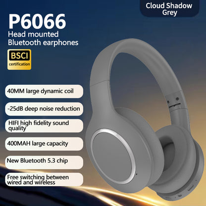 P6066ANC Over The Ear Headphones - Elevate Reality Apparel