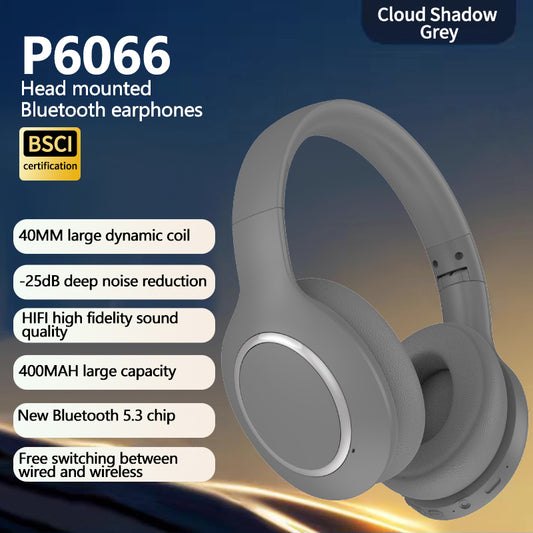 P6066ANC Over The Ear Headphones