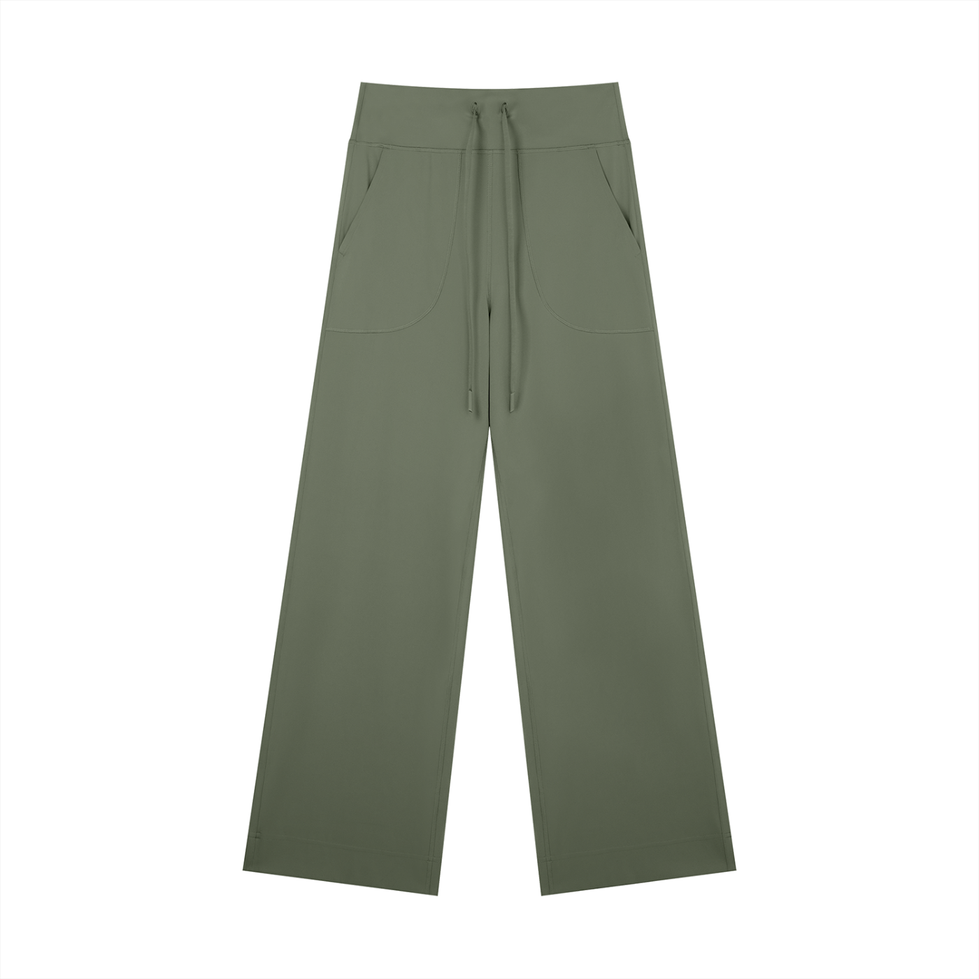 High Rise Straight Leg Pants