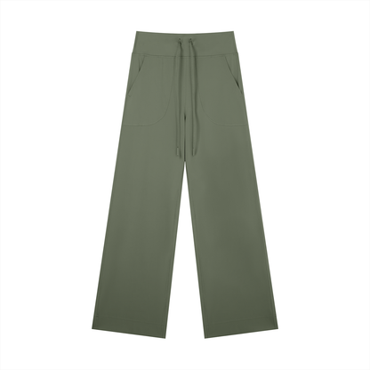 High Rise Straight Leg Pants