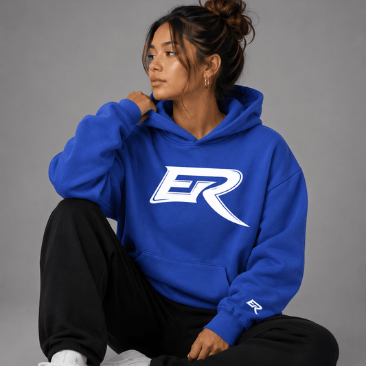 All Star Oversize Fleeced Hoodie front view showing premium heavyweight fabric drop shoulder design