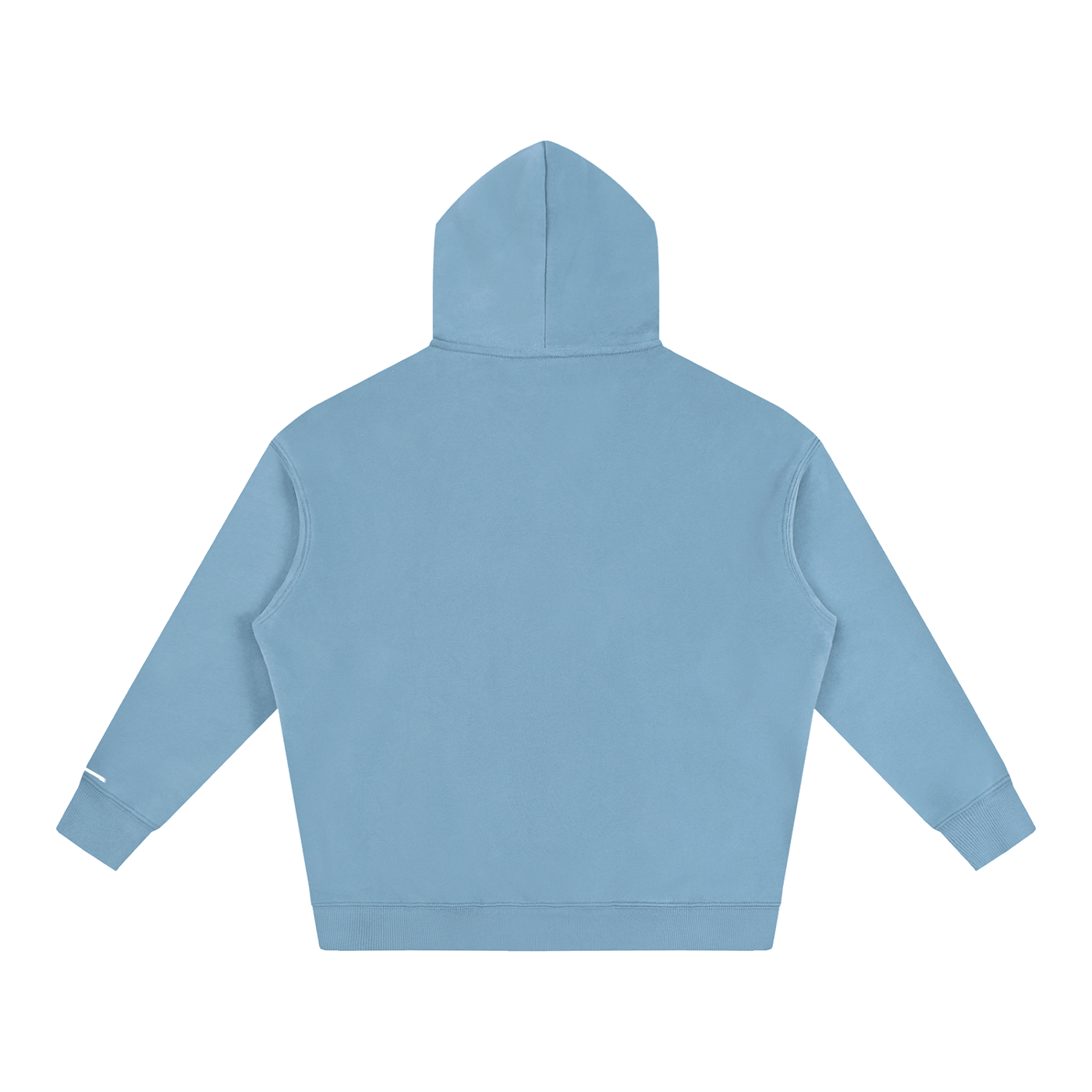 Double layer hood construction on premium cozy winter pullover fleece