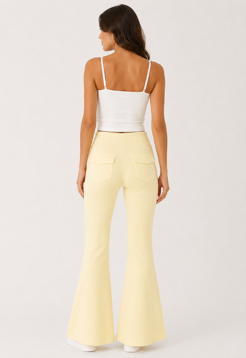 Drawstring Flare Pants