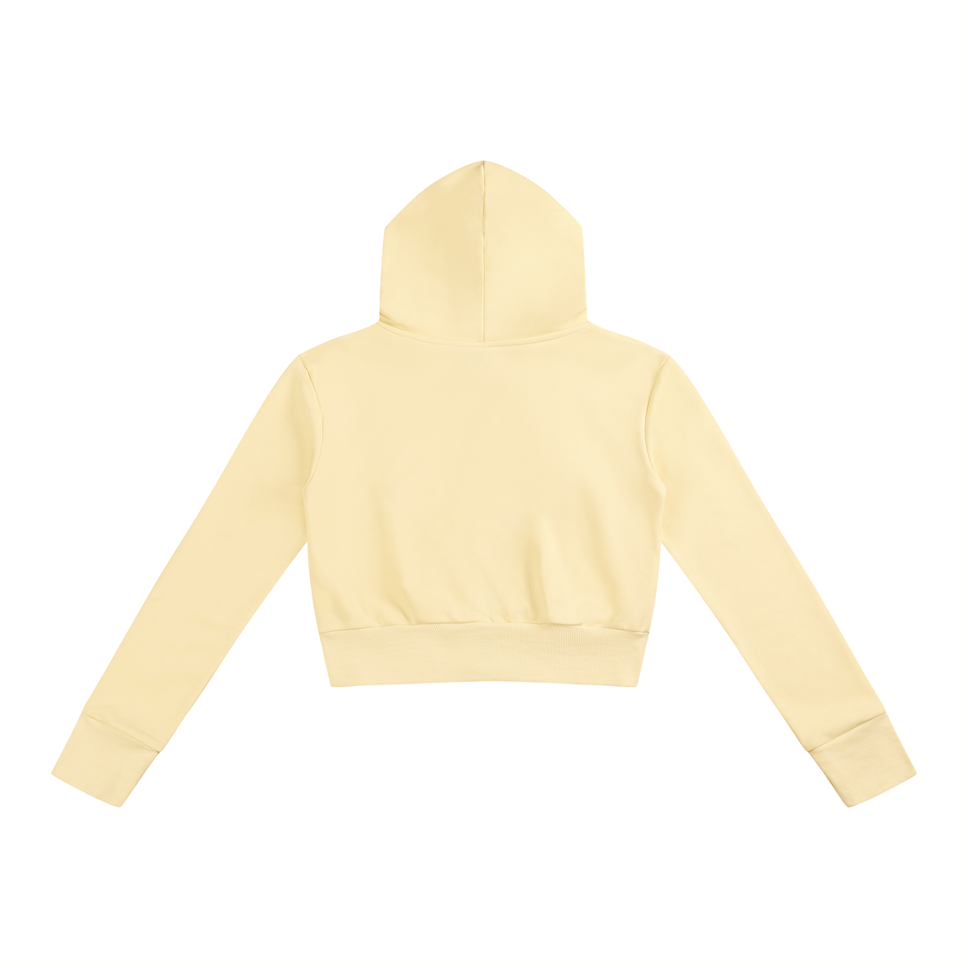 Cropped Zip Hoodie