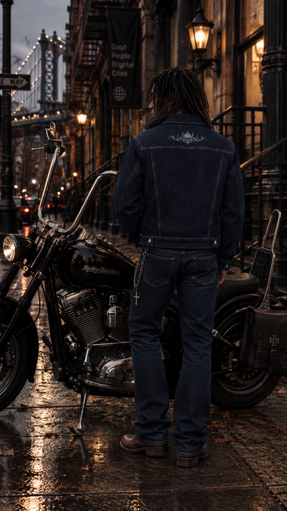 MEMENTO MORI DENIM JACKET