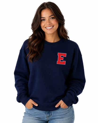 Heat Press School Support Crew Neck Sweatshirt
