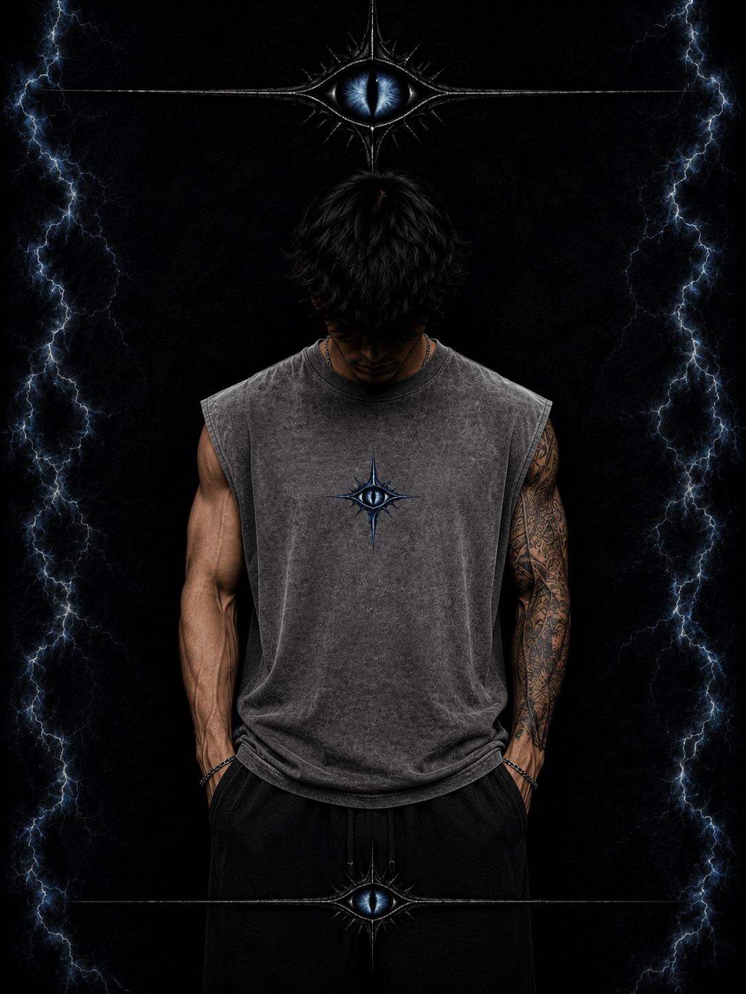 EYE OF THE WITNESS CUTOFF - Elevate Reality Apparel