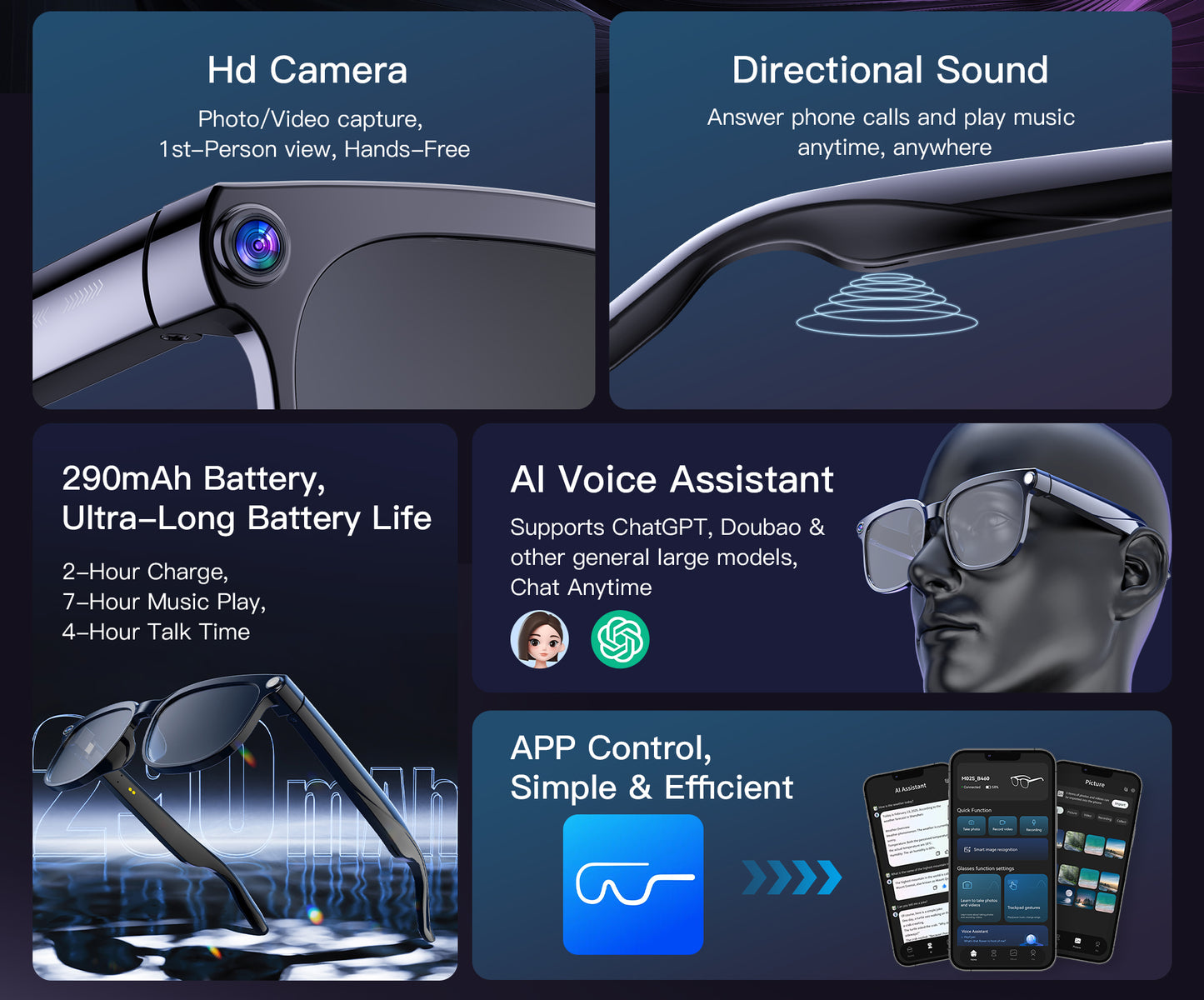 M02S Smart Glasses