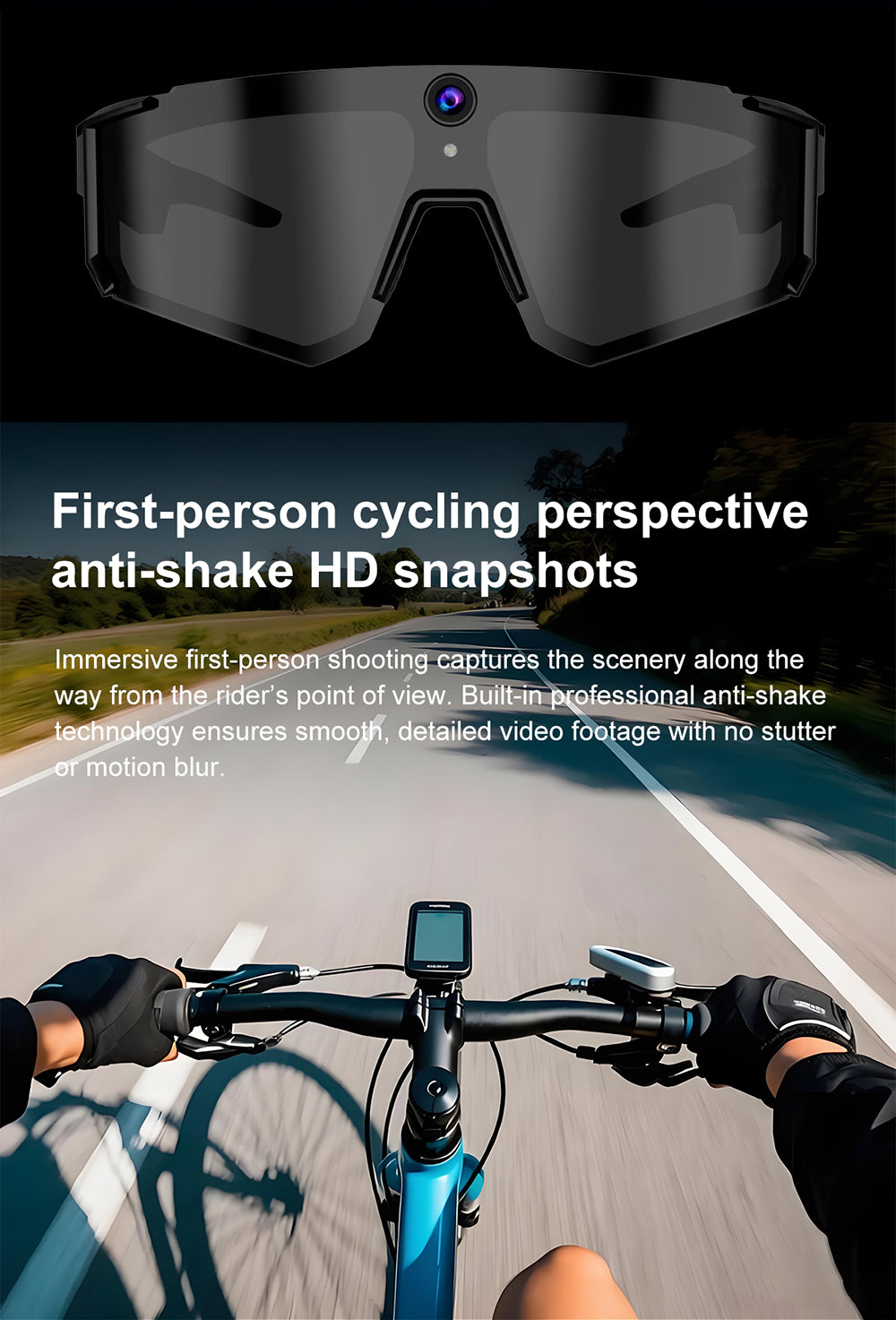 V06S Sporty Smart Glasses