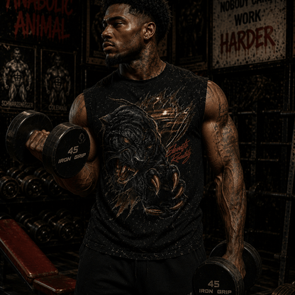 MIDNIGHT APEX CUTOFF - Elevate Reality Apparel
