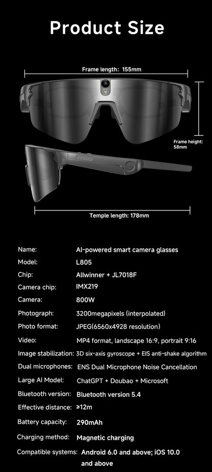L805 Sporty Smart Glasses